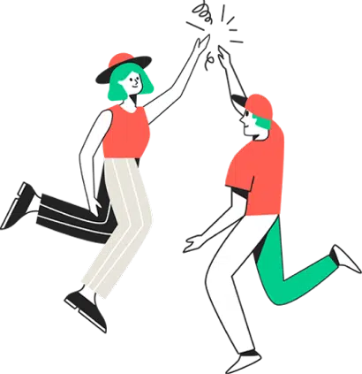 Custom illustration of people dancing