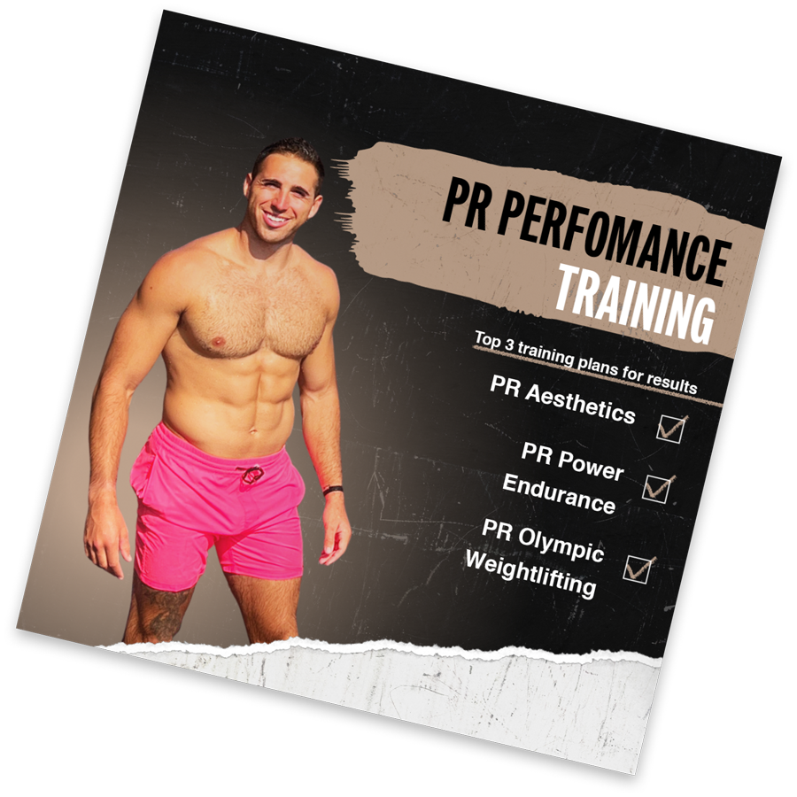 Personal trainer graphic mockup